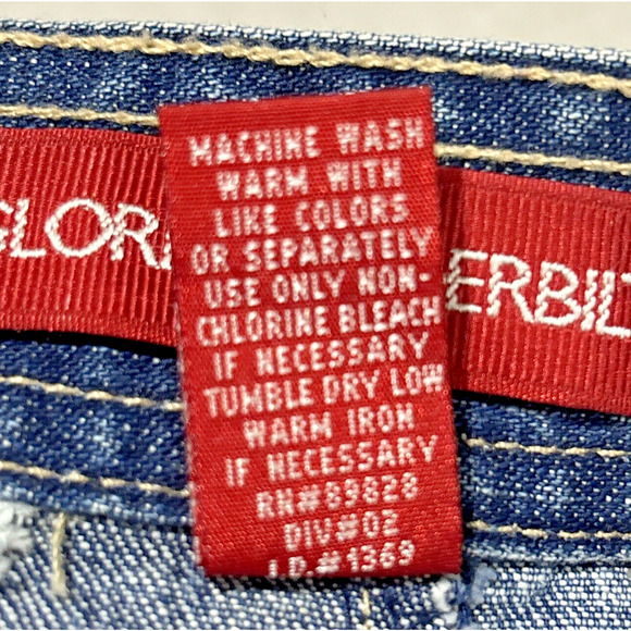 Vintage Gloria Vanderbilt Maxi Long Skirt Blue Denim Size 8 Button Front Cotton - Picture 11 of 11